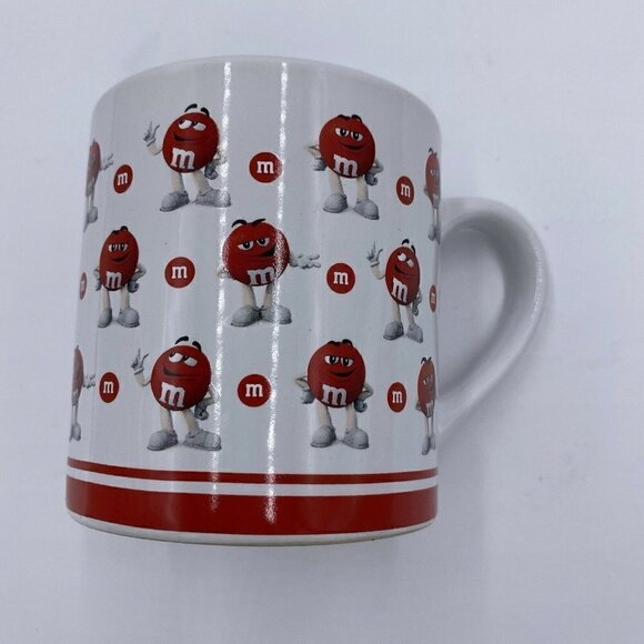 Mars Other - RED M&M COLLECTIBLE 2018 COFFEE MUG Cup Officially Licensed
